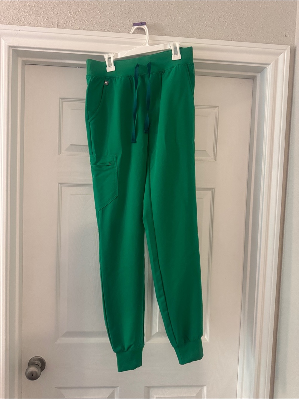 Figs Emerald Green Drawstring Joggers
